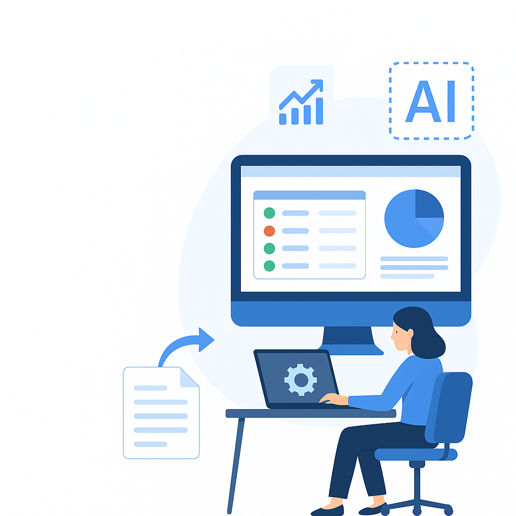 CredSyncAI Platform Illustration